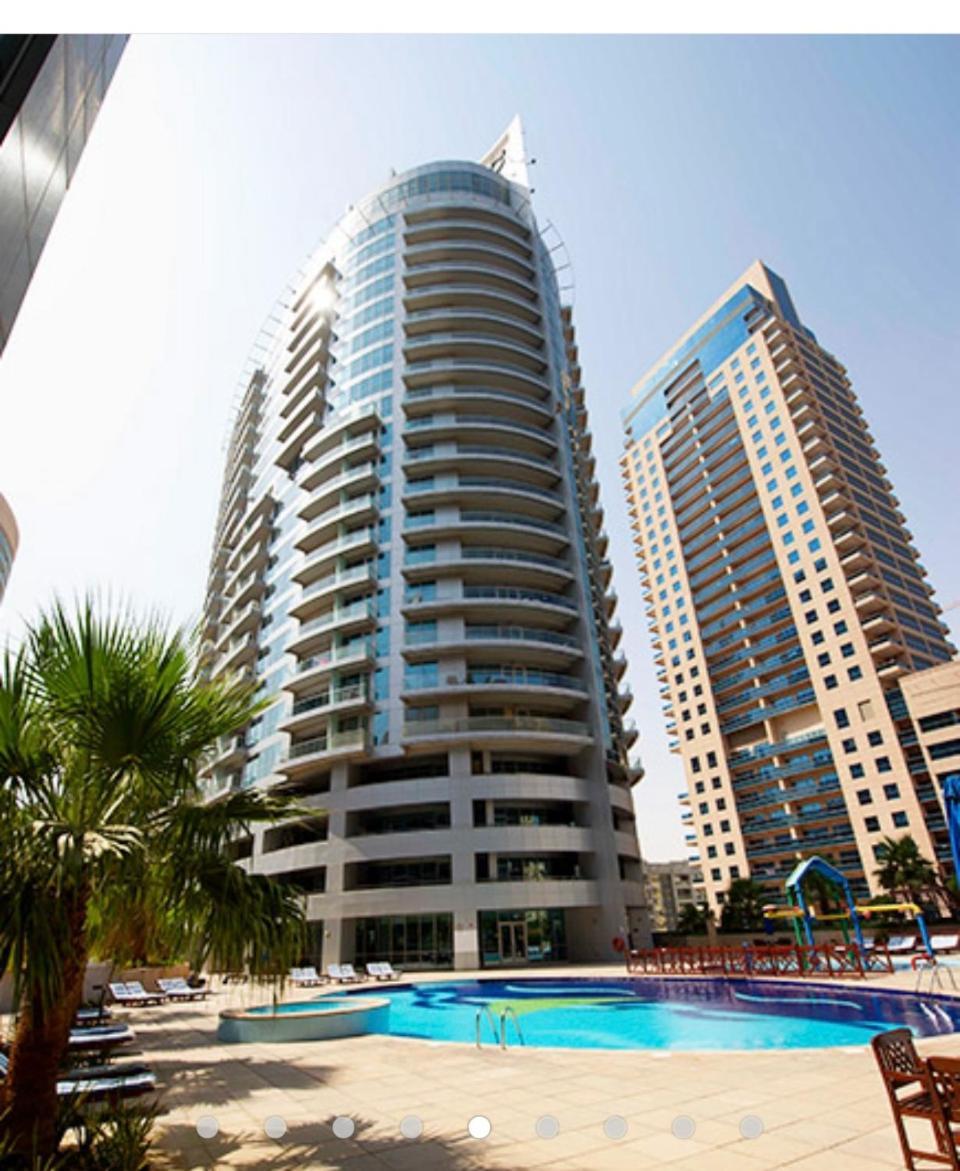 Marina View With Pool, Gym, Tennis Court, 5 Mins To Beach Dubai Exterior foto