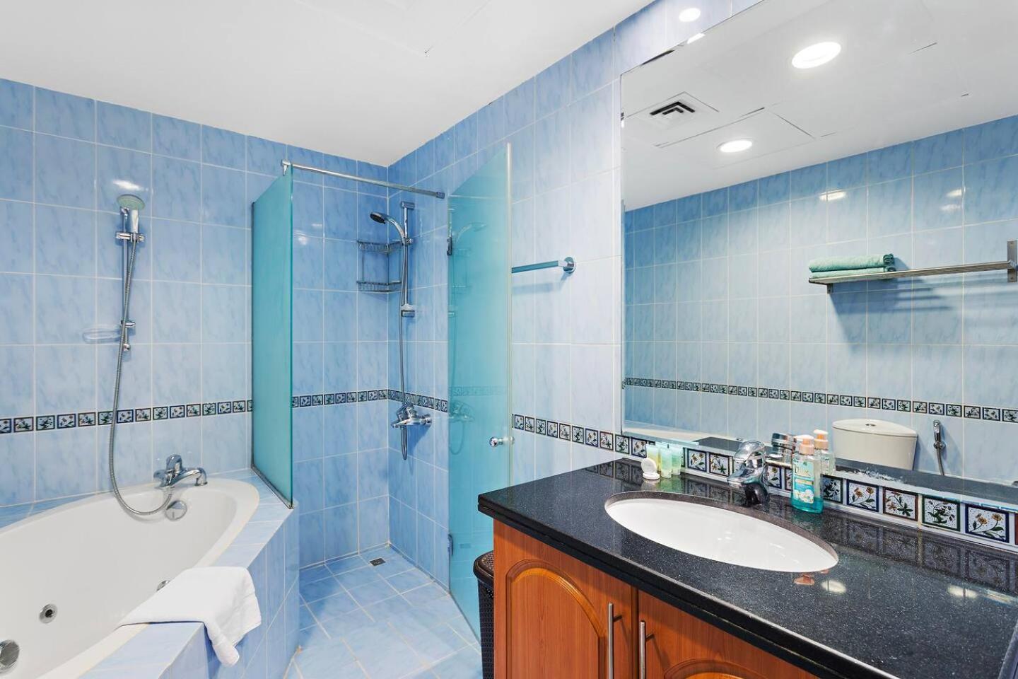 Marina View With Pool, Gym, Tennis Court, 5 Mins To Beach Dubai Exterior foto
