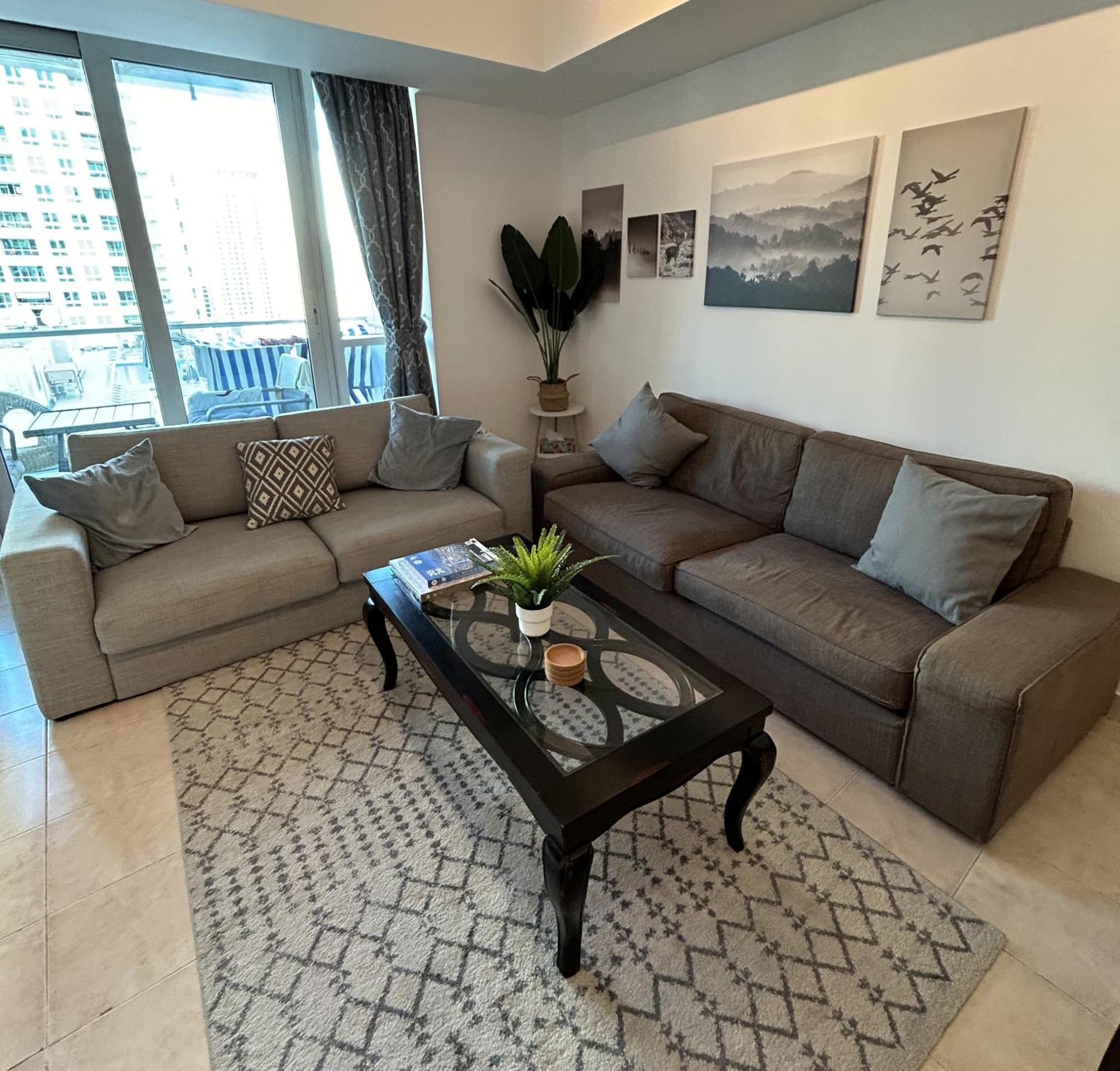 Marina View With Pool, Gym, Tennis Court, 5 Mins To Beach Dubai Exterior foto